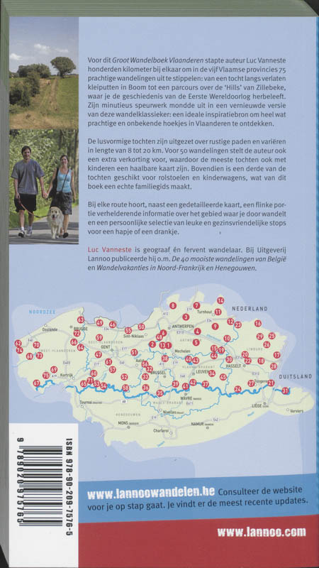 Groot wandelboek Vlaanderen / DICHT BIJ HUIS achterkant