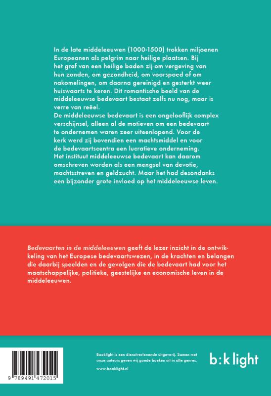 Bedevaarten in de middeleeuwen achterkant