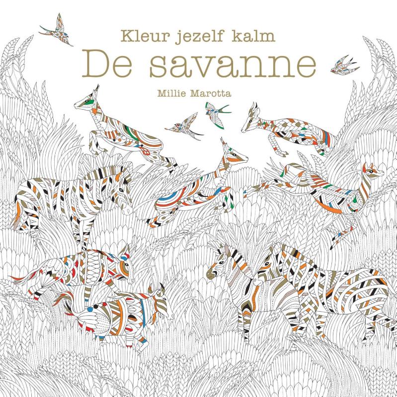 De savanne / Kleur jezelf kalm