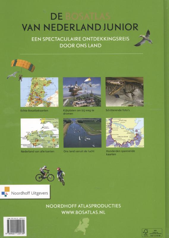 De Bosatlas van Nederland junior achterkant