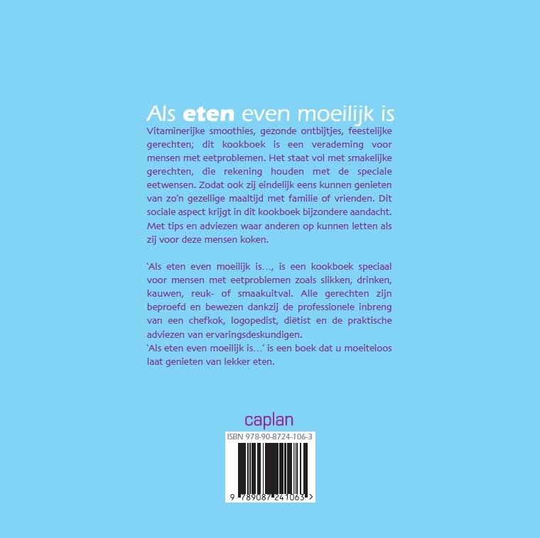 Als eten even moeilijk is 2 achterkant