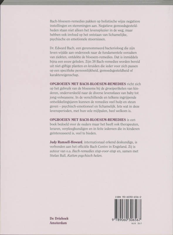 Opgroeien met Bach-Bloesem-Remedies achterkant