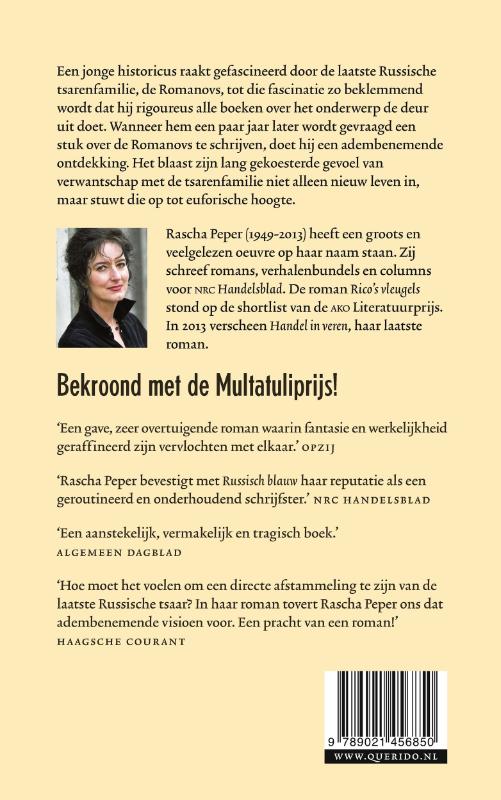 Russisch blauw achterkant