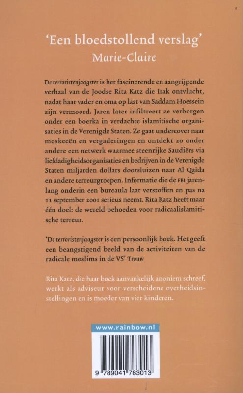 De terroristenjaagster achterkant