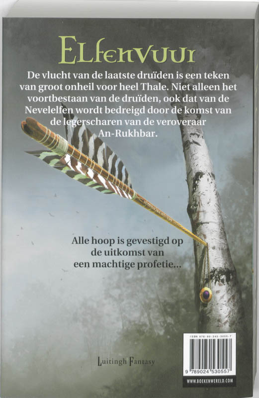 Elfenvuur / De saga van Thale / 1 achterkant