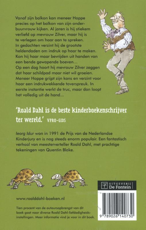 Ieorg Idur / De fantastische bibliotheek van Roald Dahl achterkant