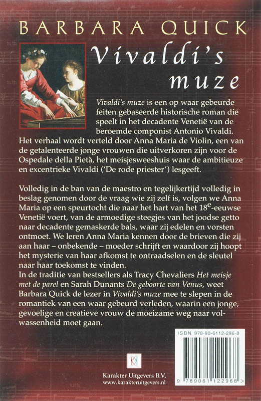 Vivaldi's muze achterkant
