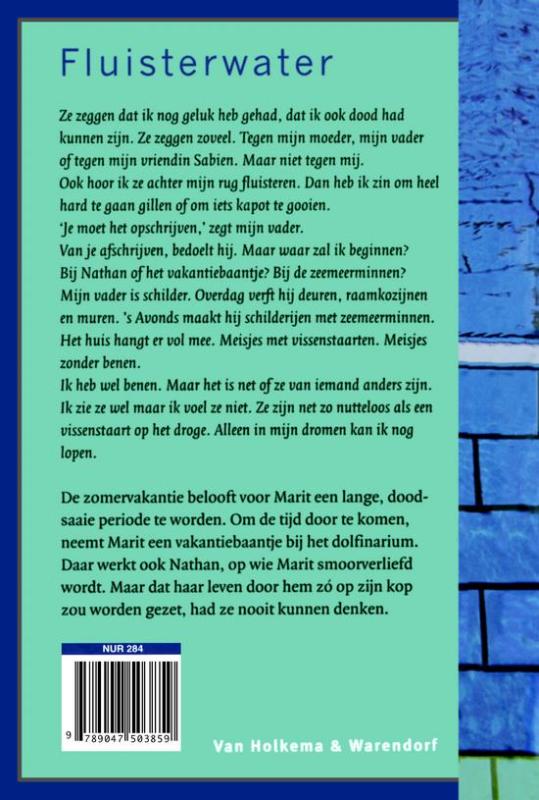 Fluisterwater achterkant