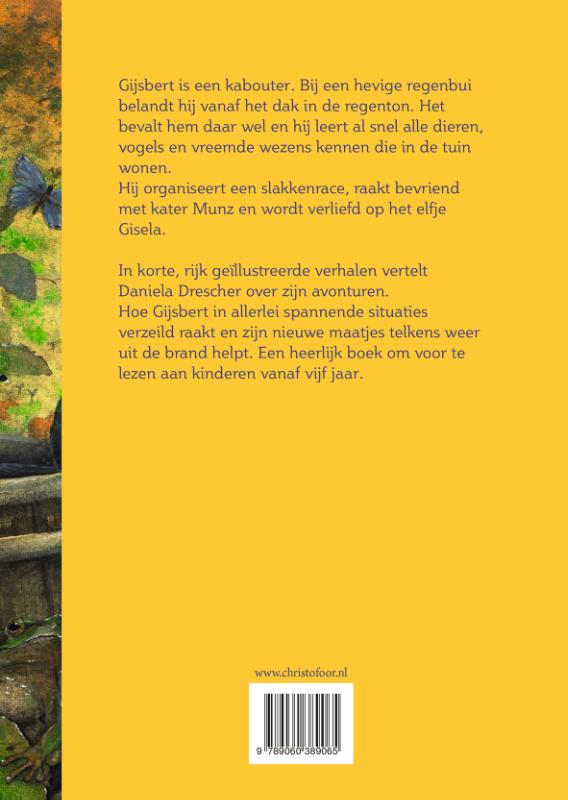 Kabouter Gijsbert - De tuinavonturen van Gijsbert achterkant