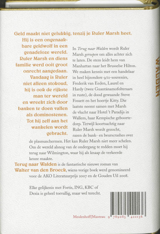 Terug naar Walden achterkant