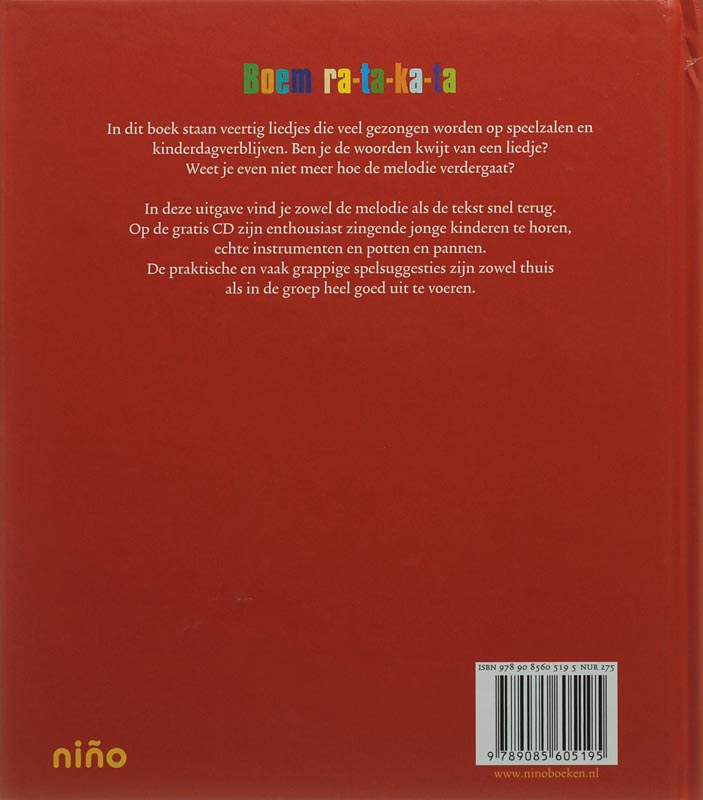 Boem ra ta ka ta achterkant
