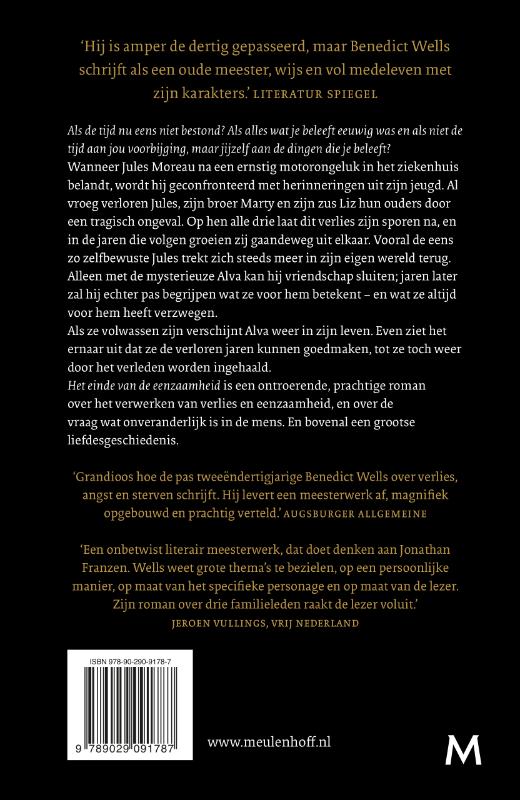 Het einde van de eenzaamheid achterkant