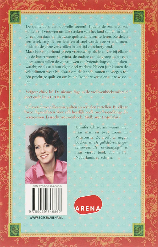 De vriendschapsquilt achterkant