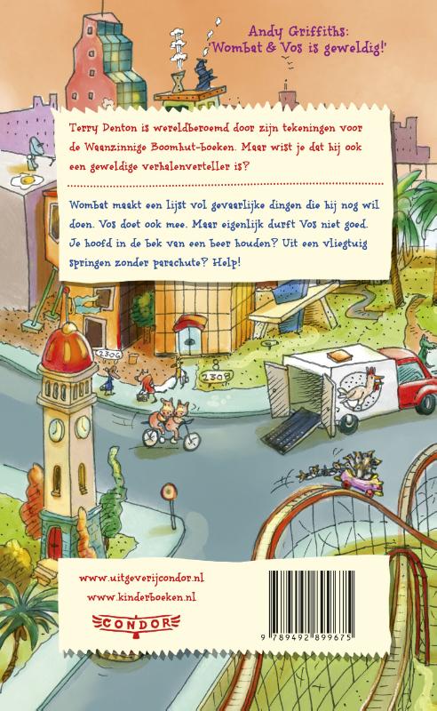 Wombat & Vos zoeken het gevaar / Wombat & Vos achterkant