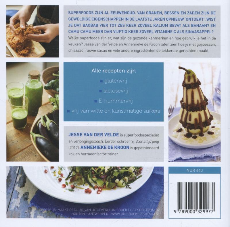 Superfood recepten achterkant