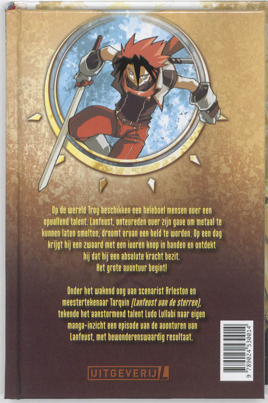 Lanfeust Queeste achterkant