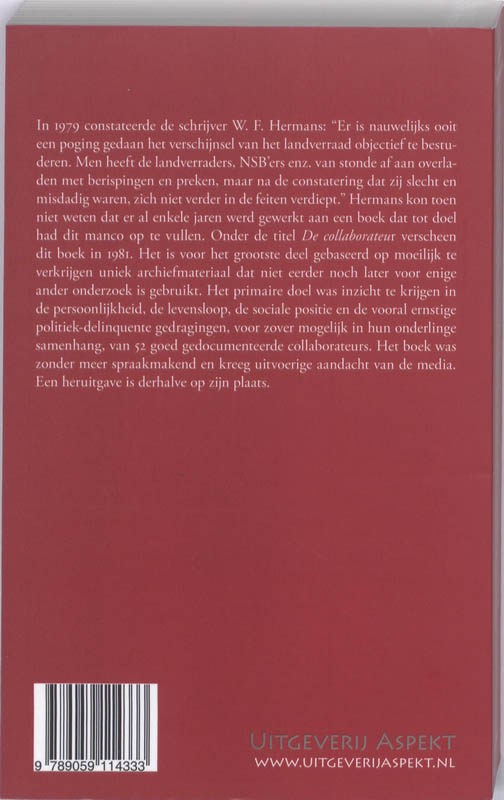 De collaborateur achterkant