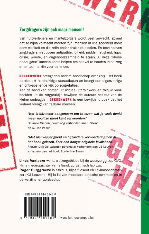 Gekkenwerk achterkant