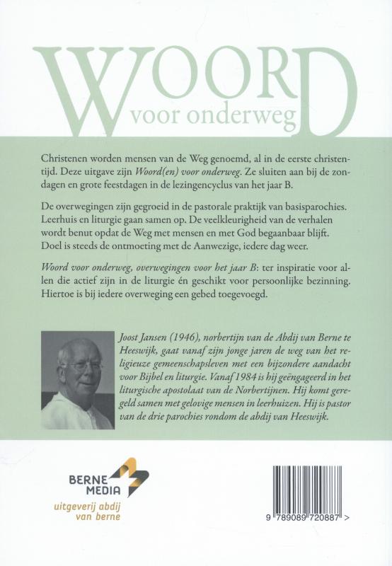 Woord voor onderweg achterkant