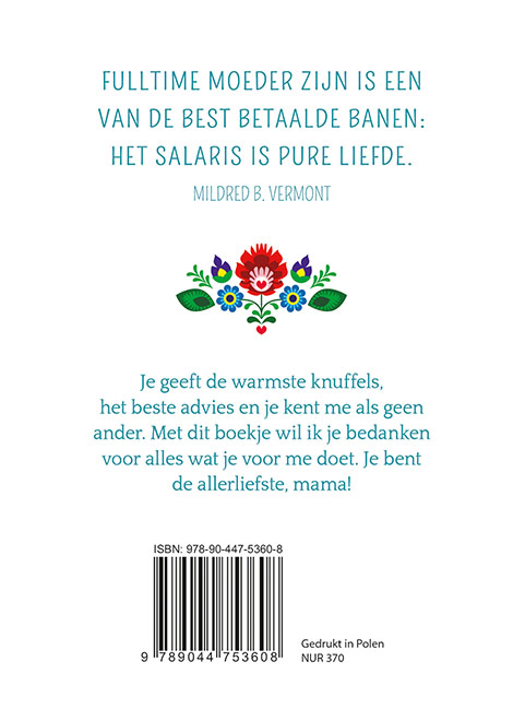 Mama je bent de allerliefste! achterkant