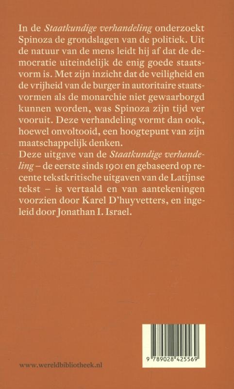 Staatkundige verhandeling achterkant