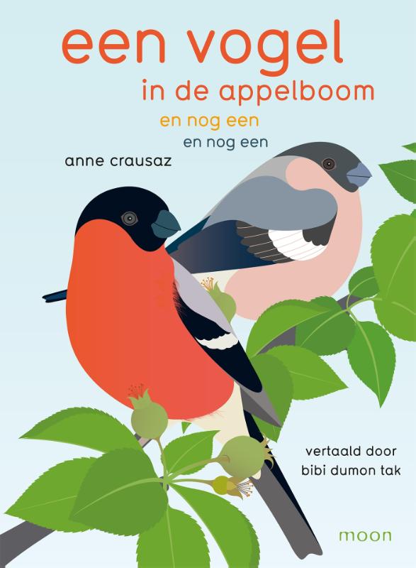 Een vogel in de appelboom