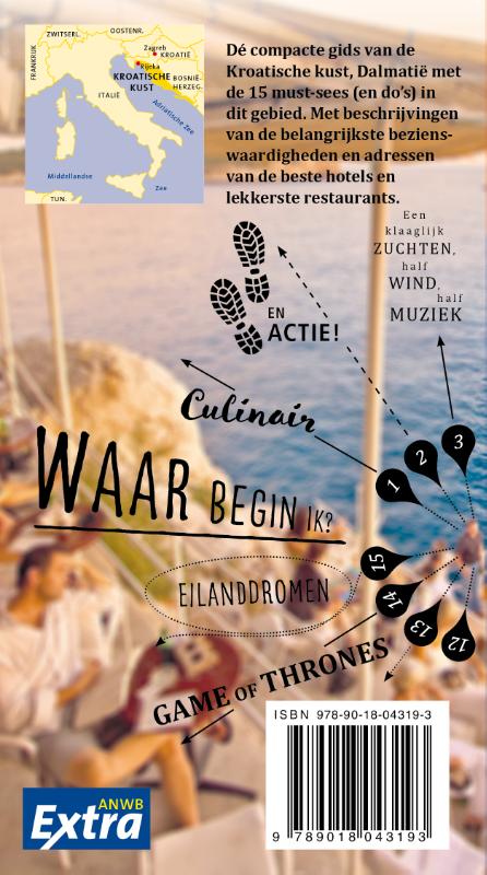 Kroatische kust / ANWB Extra achterkant