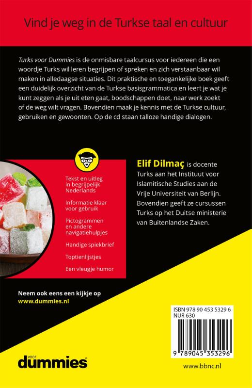 Turks voor Dummies / Voor Dummies achterkant