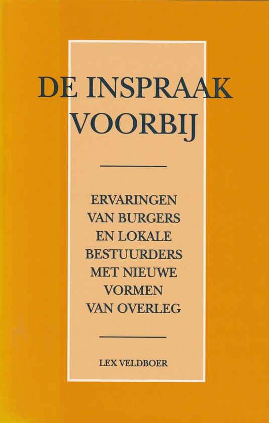 De inspraak voorbij
