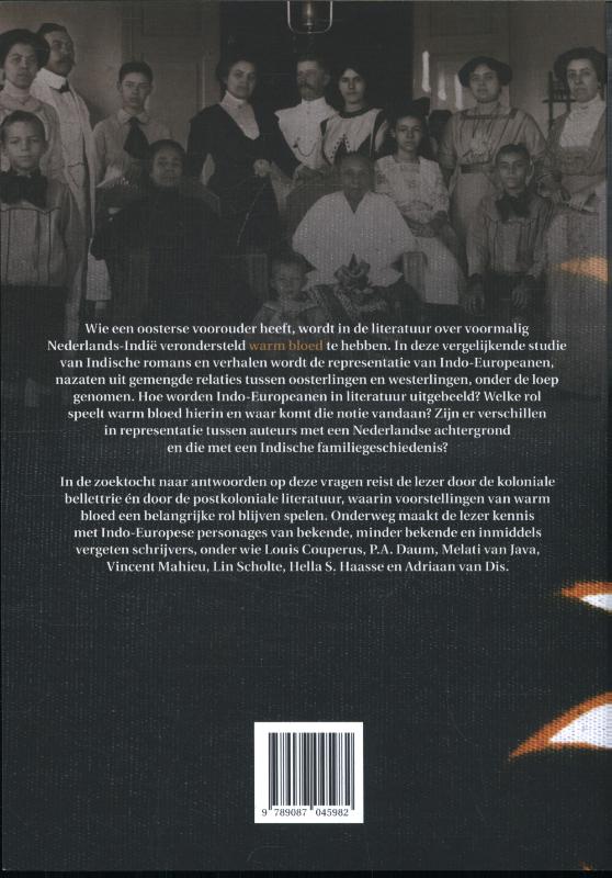 Literatoren  -   Warm bloed achterkant