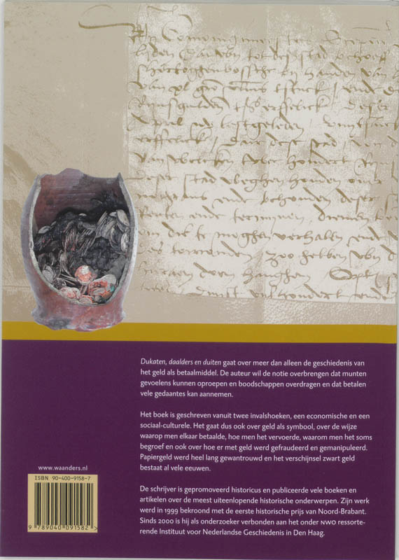 Dukaten, daalders en duiten achterkant