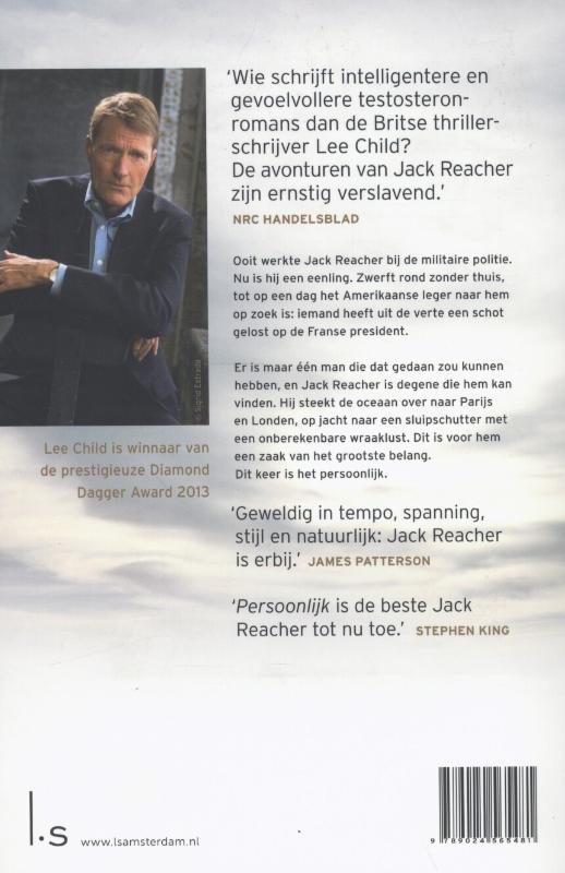 Persoonlijk / Jack Reacher achterkant