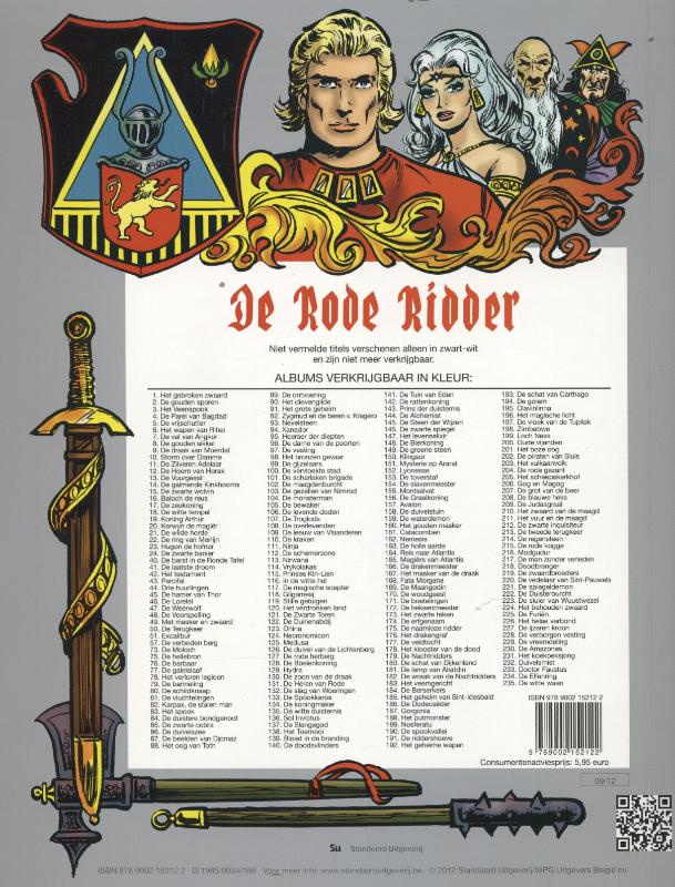 De Rode Ridder 101 -   De scharlaken brigade achterkant