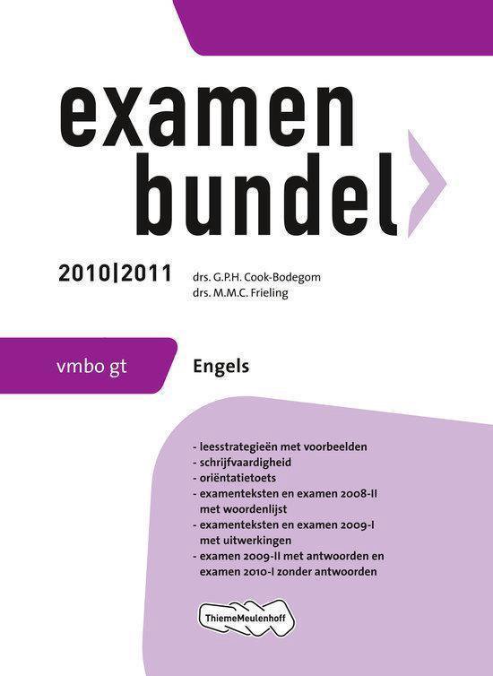 Examenbundel Engels / vmbo-GT 2010/2011