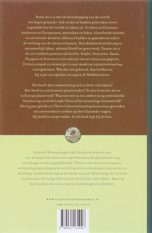 De Herschepping Van De Wereld achterkant