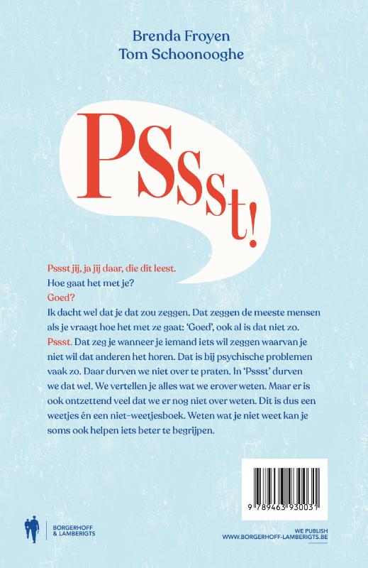 Pssst! achterkant
