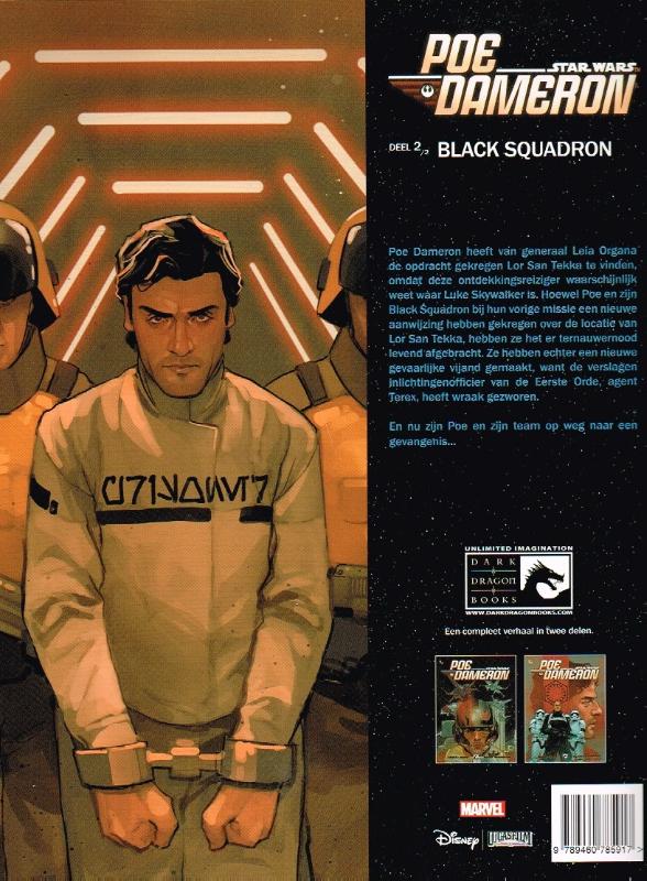 Star Wars  -  Poe Dameron 1 Black Squadron achterkant