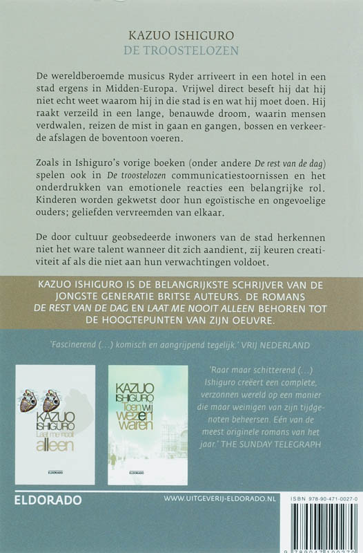 De troostelozen / Eldorado achterkant