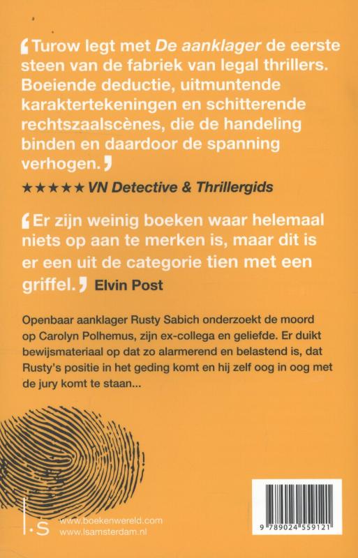 De aanklager achterkant