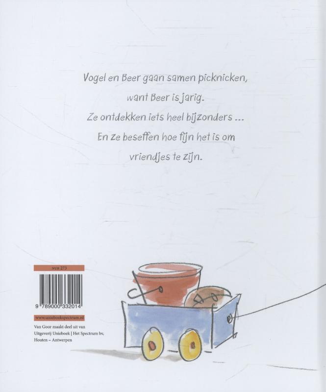 Vogel en beer achterkant