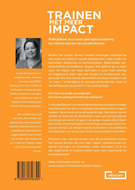 Trainen met meer impact achterkant