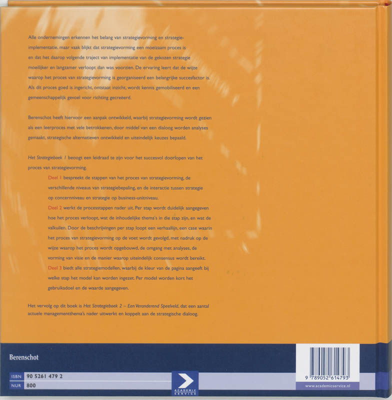 Het Strategieboek achterkant