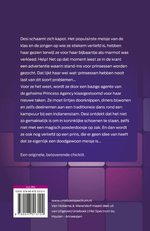 Prinses gezocht achterkant