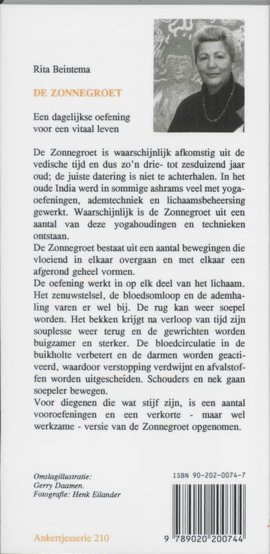De zonnegroet / Ankertjes / 210 achterkant
