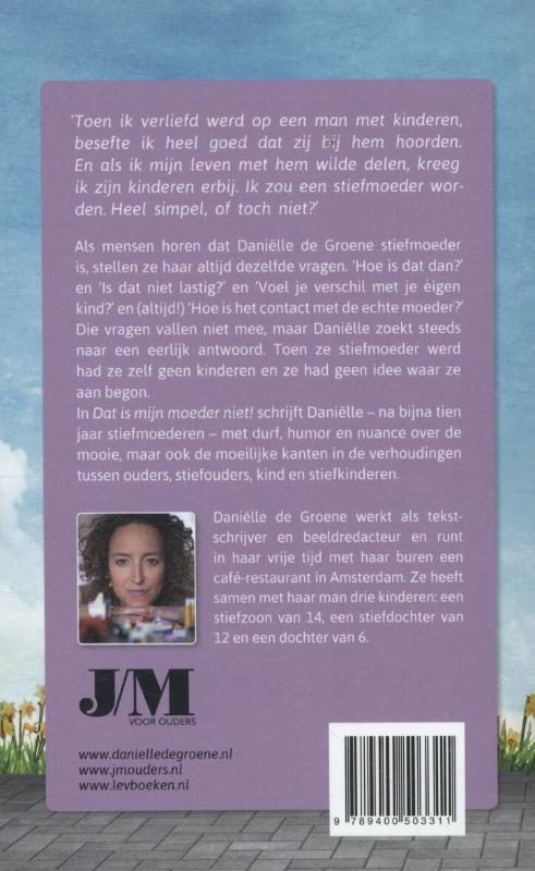 Dat is mijn moeder niet achterkant