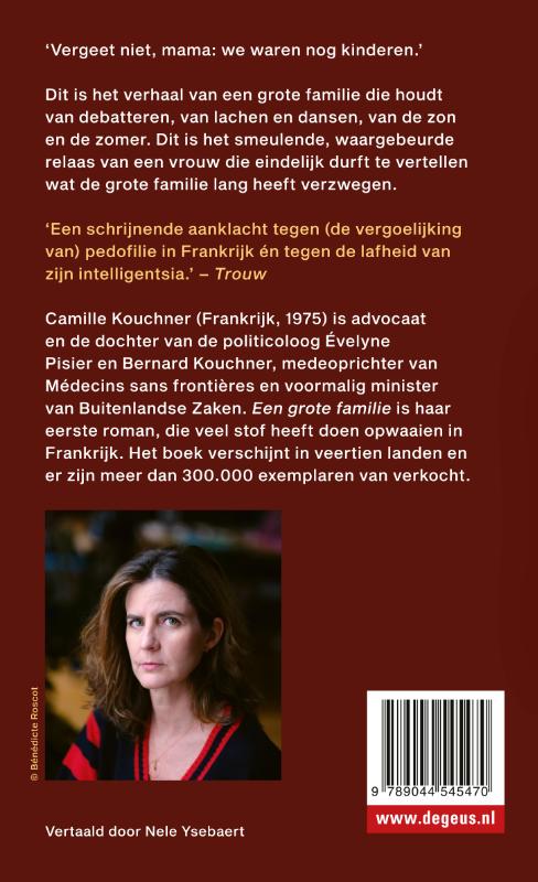 Een grote familie achterkant