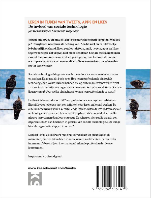 Leren in tijden van tweets, apps en likes achterkant