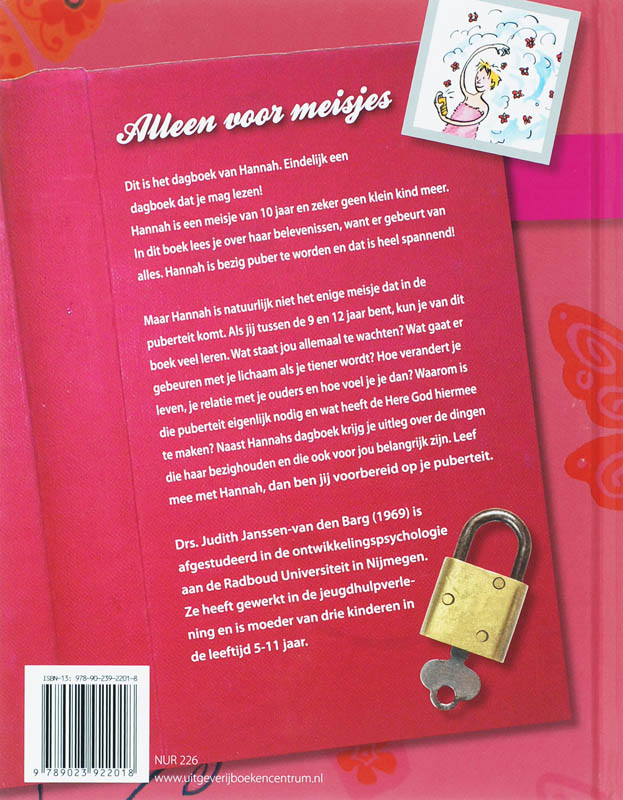 Alleen voor meisjes achterkant