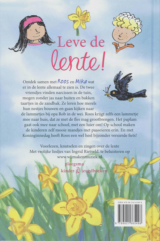 Leve De Lente achterkant