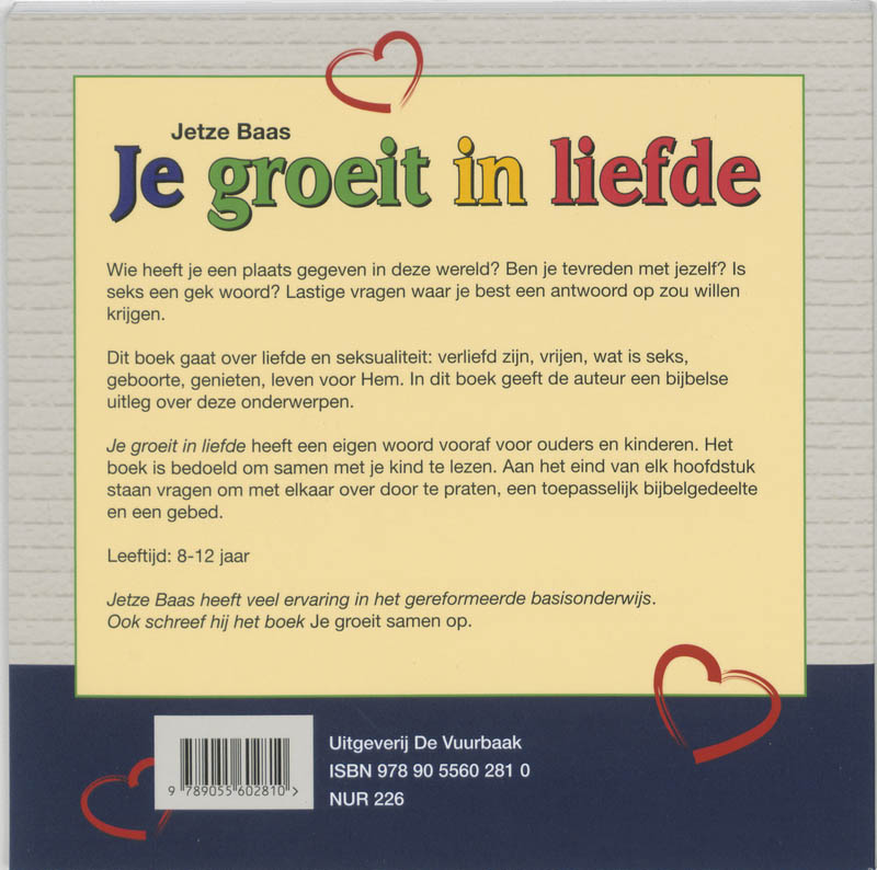 Je groeit in liefde / druk Herziene druk achterkant